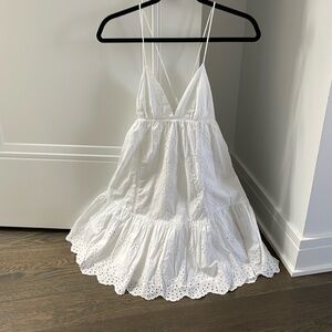 Zara eyelet, adjustable strap summer dress
